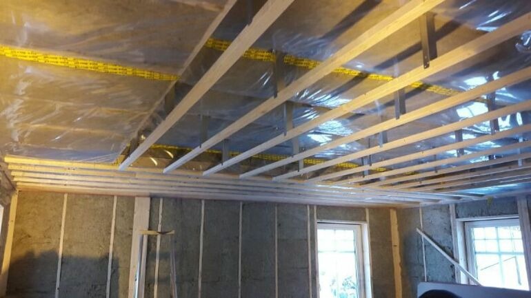 Konstruksjon av tak innendørs